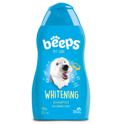 Шампунь Beeps Whitening Shampoo для собак і котів, з екстрактом ромашки та ароматом чорниці, 502 мл