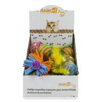 Набір іграшок AnimAll Fun Cat для котів, VP006, 15 шт Набір іграшок AnimAll Fun Cat для котів, VP006, 15 шт