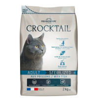 Сухий корм Pro-Nutrition Flatazor Crocktail Adult Sterilized Fish для стерилізованих котів, з рибою, 2 кг Сухий корм Pro-Nutrition Flatazor Crocktail Adult Sterilized Fish для стерилізованих котів, з рибою, 2 кг