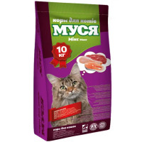 Сухий корм Муся Мікс для котів, 10 кг Сухий корм Муся Мікс для котів, 10 кг