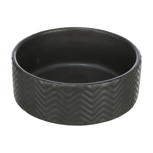 Миска Trixie Ceramic Bowl для собак і кішок, кераміка, чорна, 1.6л/20 см