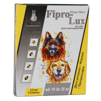 Краплі Modes Fipro-Lux протипаразитарні для собак вагою 10-25 кг, 2 мл, ціна за 1 піпетку Краплі Modes Fipro-Lux протипаразитарні для собак вагою 10-25 кг, 2 мл, ціна за 1 піпетку