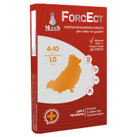 Краплі Modes ForcEct протипаразитарні для собак та цуценят вагою 4-10 кг, 1 мл, ціна за 1 піпетку Краплі Modes ForcEct протипаразитарні для собак та цуценят вагою 4-10 кг, 1 мл, ціна за 1 піпетку