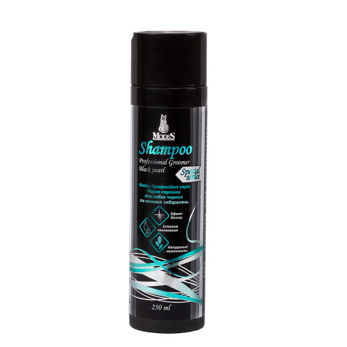 Шампунь Modes Shampoo Professional Groomer Чорна перлина для собак чорних і темних забарвлень, 250 мл