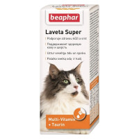 Мультивітамінна добавка Beaphar Laveta Super для шерсті котів, 50 мл Мультивітамінна добавка Beaphar Laveta Super для шерсті котів, 50 мл