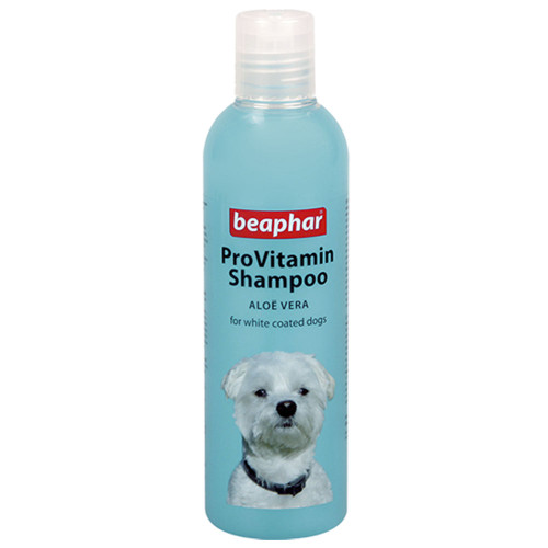 Шампунь Beaphar ProVitamin Shampoo White з екстрактом алое вера для собак світлого і білого забарвлення, 250 мл