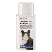 Шампунь Beaphar IMMO shield Shampoo for Cats від бліх, кліщів та комарів для котів, 200 мл Шампунь Beaphar IMMO shield Shampoo for Cats від бліх, кліщів та комарів для котів, 200 мл