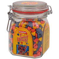 Вітамінізовані ласощі Beaphar Sweet Нearts для котів, різнокольорові сердечка, 1500 шт Вітамінізовані ласощі Beaphar Sweet Нearts для котів, різнокольорові сердечка, 1500 шт