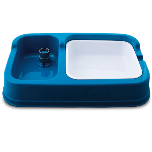 Миска Georplast Waterfood для корму, для собак і котів, з адаптером під пляшку для води, 34×20.5×7 см