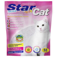 Силікагелевий наповнювач Agros Trading Silica Gel Star Cat для котячого туалету, 5 л Силікагелевий наповнювач Agros Trading Silica Gel Star Cat для котячого туалету, 5 л
