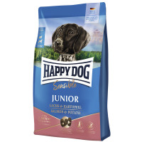 Сухий корм Happy Dog Sens Junior Lachs для собак від 7 до 18 місяців, з лососем, 1 кг Сухий корм Happy Dog Sens Junior Lachs для собак від 7 до 18 місяців, з лососем, 1 кг