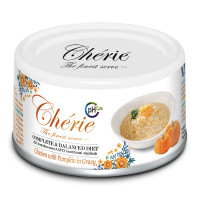 Консерви Cherie Urinary Care для котів, шматочки курки та гарбуза в соусі, 80 г