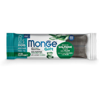 Ласощі Monge Gift Dog Skin support для собак з чутливою шкірою, лосось з алое, 40 г Ласощі Monge Gift Dog Skin support для собак з чутливою шкірою, лосось з алое, 40 г