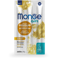 Ласощі Monge Gift Dog Immunity support для собак, підтримка іммунітету, кролик з нуклеотидами, 45 г Ласощі Monge Gift Dog Immunity support для собак, підтримка іммунітету, кролик з нуклеотидами, 45 г