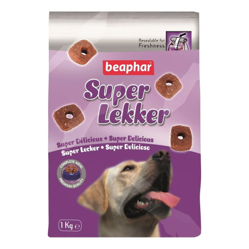Ласощі Beaphar Super Lekker для собак, делікатесний, 1 кг