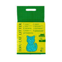 Соєвий наповнювач Хвостик Tofu Cat Litter Mint для котячого туалету, з ароматом м'яти, 2.6 кг (6 л) Соєвий наповнювач Хвостик Tofu Cat Litter Mint для котячого туалету, з ароматом м'яти, 2.6 кг (6 л)