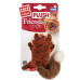 Іграшка GiGwi Plush Лисиця для собак, з пищалкою, 9 см