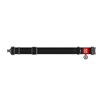 Нашийник водостійкий WAUDOG Waterproof для собак, світиться, метал, XXL, 40 мм/43-70 см, чорний