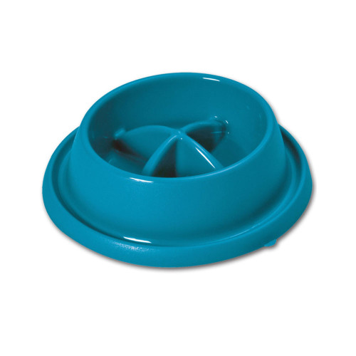 Миска Georplast Adagio Small для собак, пластик, 21.5×20.5×5.5 см, синя