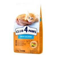 Сухий корм Клуб 4 Лапи Premium для кошенят, з лососем, 5 кг Сухий корм Клуб 4 Лапи Premium для кошенят, з лососем, 5 кг