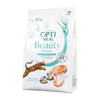 Сухий корм Optimeal Beauty Fitness для котів, контроль надмірної ваги, на основі морепродуктів, 1.5 кг Сухий корм Optimeal Beauty Fitness для котів, контроль надмірної ваги, на основі морепродуктів, 1.5 кг