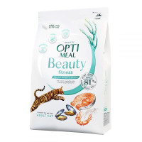 Сухий корм Optimeal Beauty Fitness для котів, контроль надмірної ваги, на основі морепродуктів, 4 кг Сухий корм Optimeal Beauty Fitness для котів, контроль надмірної ваги, на основі морепродуктів, 4 кг