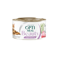 Консервы Optimeal Beauty Harmony для кошек, тунец в желе с водорослями, 70 г