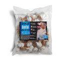 Кістка AnimAll Dental баварська вузлова, для собак, з м'ясом курки, 10-12 см, 20 штук