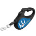 Повідець-рулетка Waudog R-leash для собак, малюнок "Патрон", розмір XS, до 12 кг, 3 м, світловідбиваюча стрічка