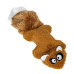 Іграшка GiGwi Plush Білка для собак, з двома пищалками, 24 см