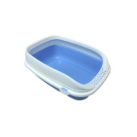 Відкритий туалет MPS Beta Plus Mini Blue для котів з бортиком, синій, 49×39×17 см Відкритий туалет MPS Beta Plus Mini Blue для котів з бортиком, синій, 49×39×17 см