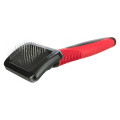 Пуходерка Trixie Soft Brush для собак та котів, пластик, з металевими зубцями, 7×16 см