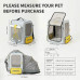 Рюкзак-переноска Petkit Breezy Zone Blue для собак і котів, 35×27×43 см, блакитний