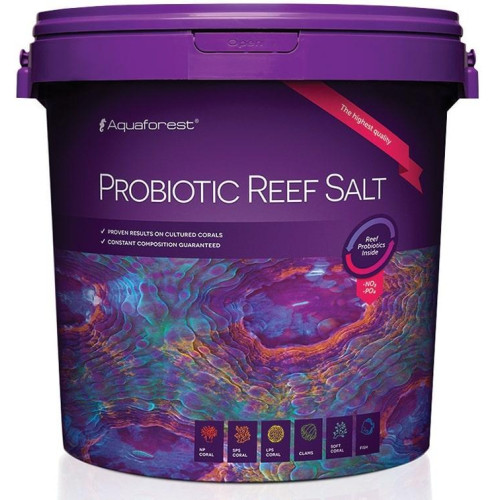 Сіль рифова з пробіотиками Aquaforest Probiotic Reef Salt, 22 кг