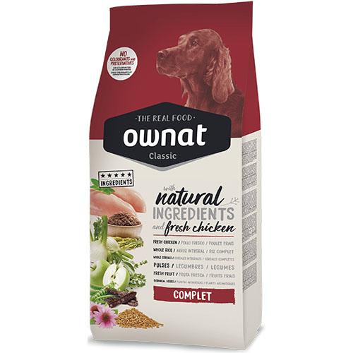 Сухий корм Ownat Classic Complete with Chicken для дорослих собак, з куркою, 4 кг