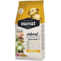 Сухий корм Ownat Classic Lamb & Rice для дорослих собак, з ягням і рисом, 4 кг Сухий корм Ownat Classic Lamb & Rice для дорослих собак, з ягням і рисом, 4 кг