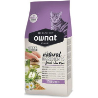 Сухий корм Ownat Classic Sterilized для стерилізованих котів і котів, 4 кг Сухий корм Ownat Classic Sterilized для стерилізованих котів і котів, 4 кг