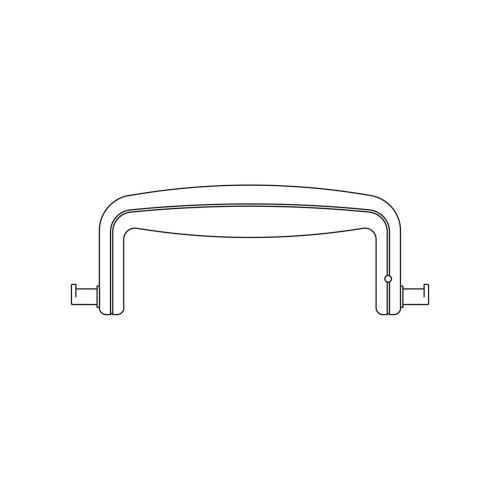 Ferplast Запасна пластикова ручка L380 Handle Bordo для перенесення Atlas Deluxe