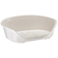 Пластиковий лежак Ferplast Siesta Deluxe 4 White з антиковзаючим покриттям, 61.5×45×21.5 см Пластиковий лежак Ferplast Siesta Deluxe 4 White з антиковзаючим покриттям, 61.5×45×21.5 см