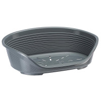 Пластиковий лежак Ferplast Siesta Deluxe 10 Grey з антиковзаючим покриттям, 93.5×68.5×28.5 см Пластиковий лежак Ferplast Siesta Deluxe 10 Grey з антиковзаючим покриттям, 93.5×68.5×28.5 см
