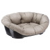 Пластиковий лежак Ferplast Sofa 6 в комплекті з подушкою для собак і котів, 73×55×27 см