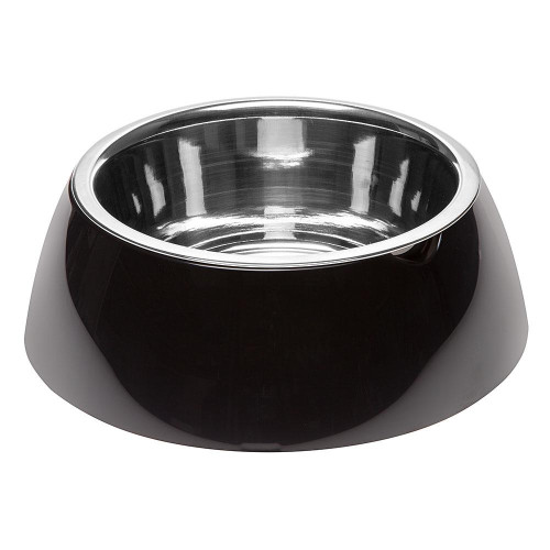 Ferplast Jolie Large Black Bowl металева миска для собак і кішок, 23,3 см