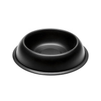 Ferplast Mira KC 70 Bowl Black металева пофарбована миска для собак і кішок, чорна, 15,5 см Ferplast Mira KC 70 Bowl Black металева пофарбована миска для собак і кішок, чорна, 15,5 см