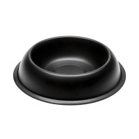 Ferplast Mira KC 72 Bowl Black металева пофарбована миска для собак і кішок, чорна, 21 см Ferplast Mira KC 72 Bowl Black металева пофарбована миска для собак і кішок, чорна, 21 см