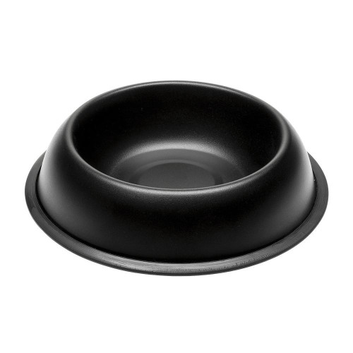 Ferplast Mira KC 76 Bowl Black металева пофарбована миска для собак і кішок, чорна, 25,5 см
