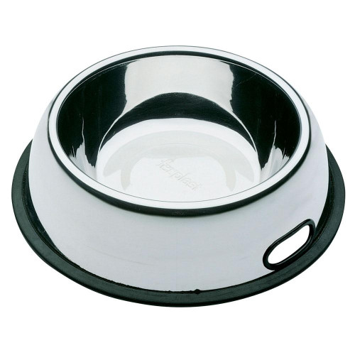 Ferplast NOVA KC 80 Миска металева з захисту проти ковзання 2,4л.