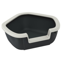 Кутовий відкритий туалет Ferplast Litter Tray Dama для кішок, 57,5x51,5x42 см Кутовий відкритий туалет Ferplast Litter Tray Dama для кішок, 57,5x51,5x42 см