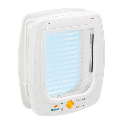 Ferplast Swing 9 Set White дверцята для великих кішок і маленьких собак, 4 варіанти закриття, 26,2x10,2x31,2 см