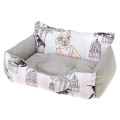 Лежанка з синтетичної тканини Ferplast Royal 40 Bedding Lady Rabbit для котів і собак, 45×40×24 см