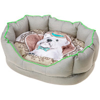 Лежанка из синтетической ткани Ferplast Fiore 70 Bedding Sir Dog, 70×52×25 см